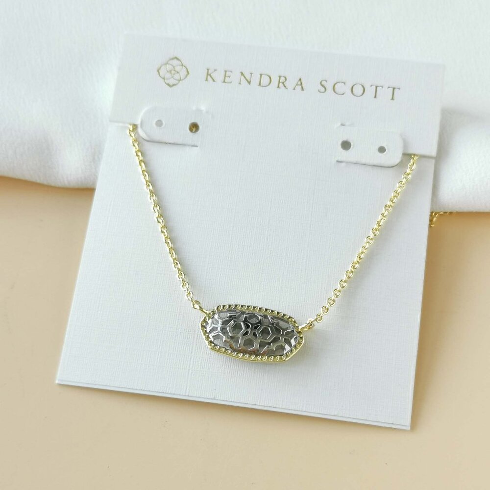 NEW Kendra Scott Elisa Gold Silver Filigree Necklace